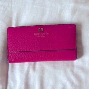 Kate Spade Red Leather Wallet
